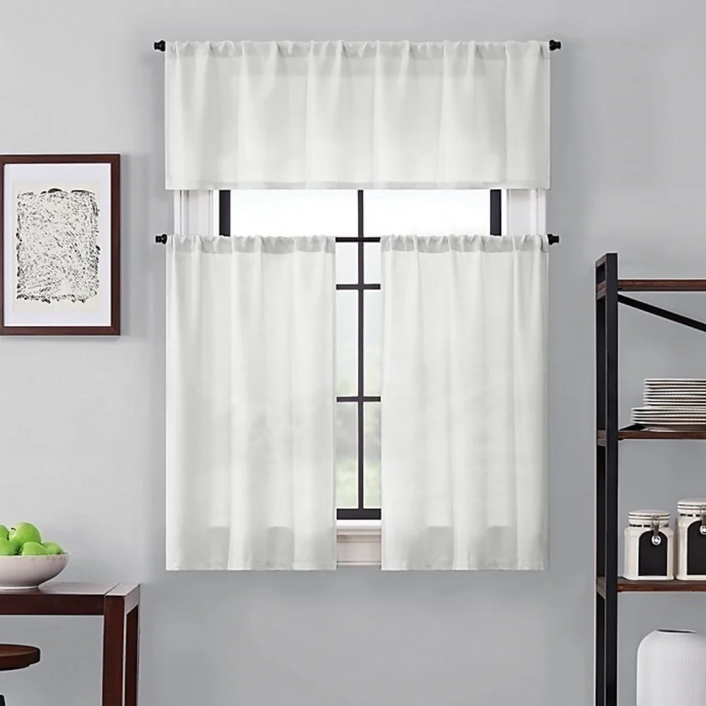 Brookstone® Saville 36-Inch Kitchen Window Curtain
